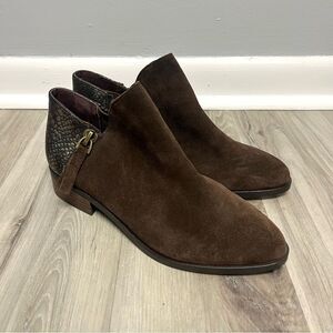 Very Volatile Boots Women’s 8.5 Greyson Brown Suede Leather Ankle